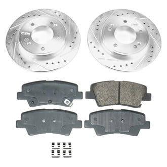 Callahan Brake Parts® - Drilled and Slotted Rear Brake Kit