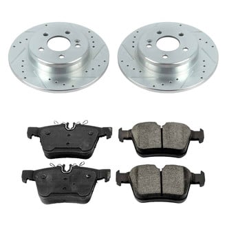 Callahan Brake Parts® - Drilled and Slotted Rear Brake Kit