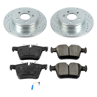 Callahan Brake Parts® - Drilled and Slotted Rear Brake Kit