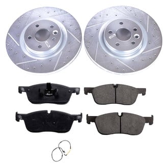Callahan Brake Parts® - Drilled and Slotted Front Brake Kit
