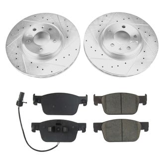 Callahan Brake Parts® - Drilled and Slotted Front Brake Kit