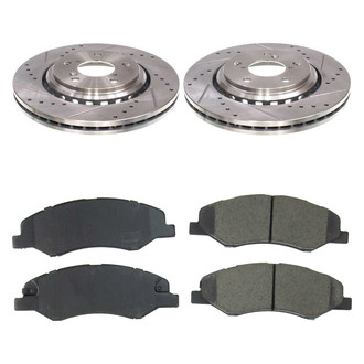 Callahan Brake Parts® - Drilled & Slotted Brake Kit