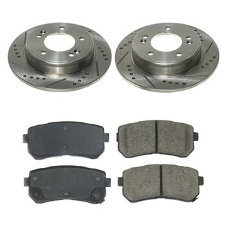 Callahan Brake Parts® - Drilled and Slotted Rear Brake Kit