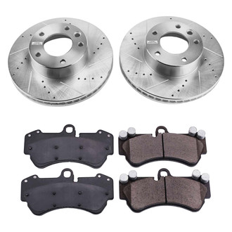 Callahan Brake Parts® - Drilled & Slotted Brake Kit