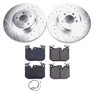 Callahan Brake Parts® - Drilled and Slotted Front Brake Kit