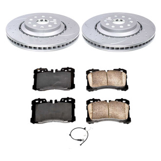 Callahan Brake Parts® - Drilled and Slotted Front Brake Kit