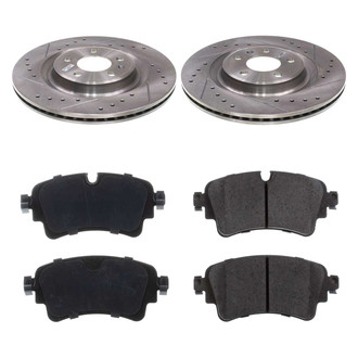 Callahan Brake Parts® - Drilled & Slotted Brake Kit