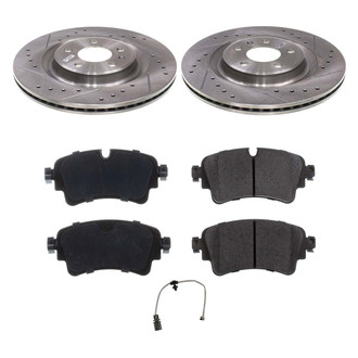 Callahan Brake Parts® - Drilled and Slotted Rear Brake Kit