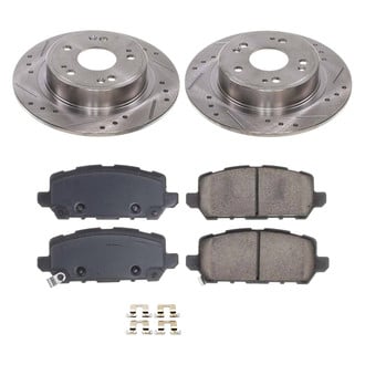 Callahan Brake Parts® - Drilled and Slotted Rear Brake Kit