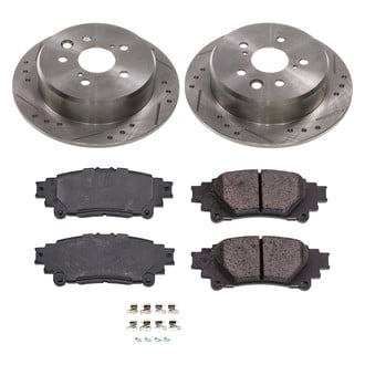 Callahan Brake Parts® - Drilled and Slotted Rear Brake Kit