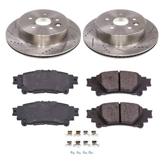 Callahan Brake Parts® - Drilled and Slotted Rear Brake Kit
