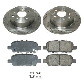 Callahan Brake Parts® - Drilled and Slotted Rear Brake Kit