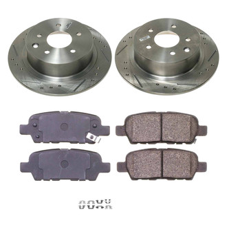 Callahan Brake Parts® - Drilled and Slotted Rear Brake Kit