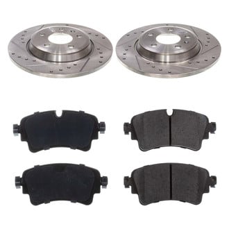 Callahan Brake Parts® - Drilled and Slotted Rear Brake Kit
