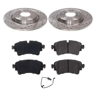 Callahan Brake Parts® - Drilled and Slotted Rear Brake Kit