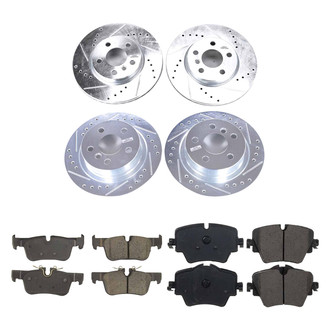 Callahan Brake Parts® - Drilled & Slotted Brake Kit
