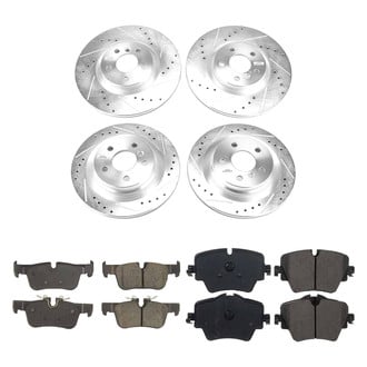 Callahan Brake Parts® - Drilled and Slotted Front and Rear Brake Kit