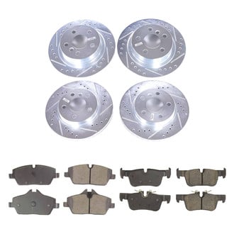 Callahan Brake Parts® - Drilled and Slotted Front and Rear Brake Kit
