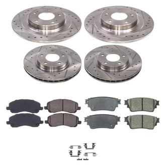 Callahan Brake Parts® - Drilled & Slotted Brake Kit