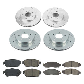 Callahan Brake Parts® - Drilled & Slotted Brake Kit