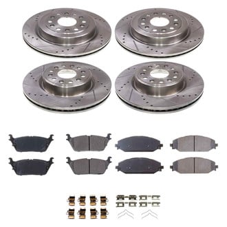 Callahan Brake Parts® - Drilled & Slotted Brake Kit