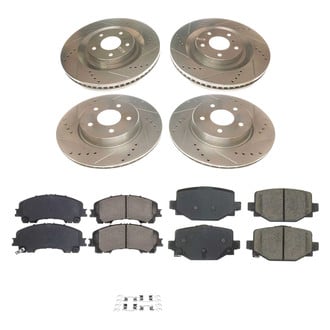 Callahan Brake Parts® - Drilled & Slotted Brake Kit