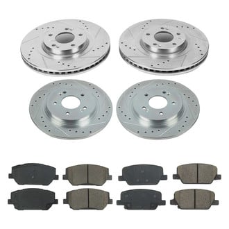 Callahan Brake Parts® - Drilled & Slotted Brake Kit