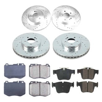 Callahan Brake Parts® - Drilled and Slotted Front and Rear Brake Kit