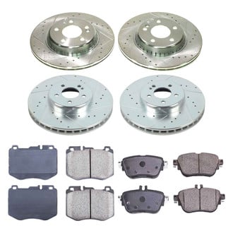 Callahan Brake Parts® - Drilled and Slotted Front and Rear Brake Kit