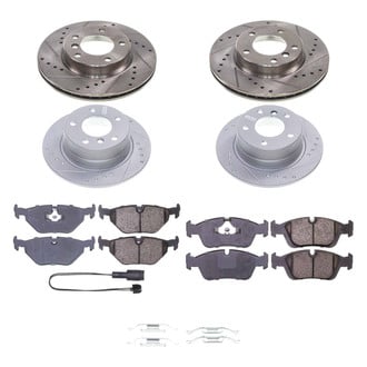 Callahan Brake Parts® - Drilled and Slotted Front and Rear Brake Kit