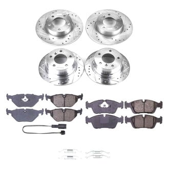 Callahan Brake Parts® - Drilled and Slotted Front and Rear Brake Kit