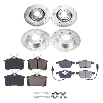 Callahan Brake Parts® - Drilled and Slotted Front and Rear Brake Kit