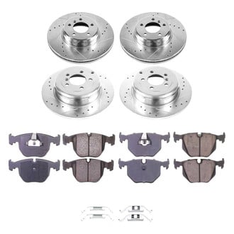 Callahan Brake Parts® - Drilled and Slotted Brake Kit