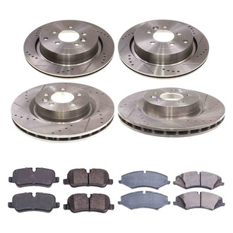 Callahan Brake Parts® - Drilled and Slotted Brake Kit