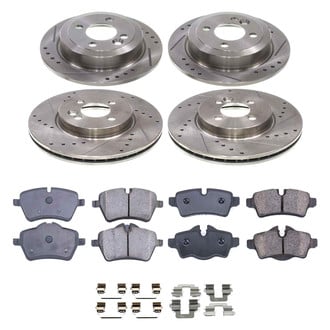 Callahan Brake Parts® - Drilled and Slotted Front and Rear Brake Kit