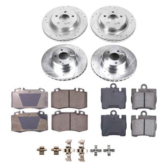 Callahan Brake Parts® - Drilled and Slotted Front and Rear Brake Kit