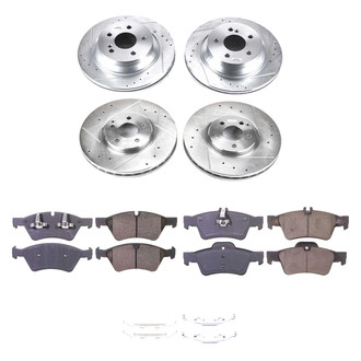 Callahan Brake Parts® - Drilled and Slotted Front and Rear Brake Kit