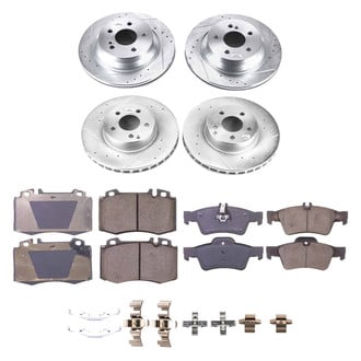 Callahan Brake Parts® - Drilled and Slotted Front and Rear Brake Kit