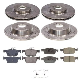 Callahan Brake Parts® - Drilled & Slotted Brake Kit
