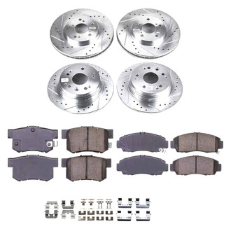 Callahan Brake Parts® - Drilled & Slotted Brake Kit