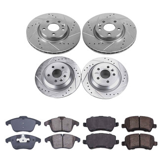 Callahan Brake Parts® - Drilled and Slotted Brake Kit
