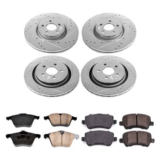 Callahan Brake Parts® - Drilled and Slotted Front and Rear Brake Kit
