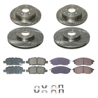 Callahan Brake Parts® - Drilled & Slotted Brake Kit