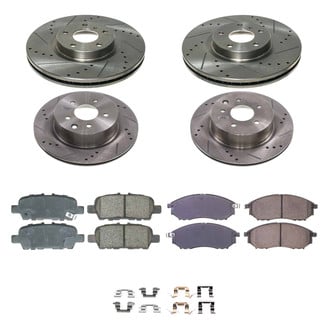 Callahan Brake Parts® - Drilled & Slotted Brake Kit