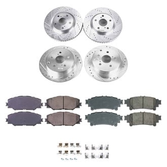 Callahan Brake Parts® - Drilled & Slotted Brake Kit