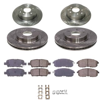 Callahan Brake Parts® - Drilled and Slotted Brake Kit