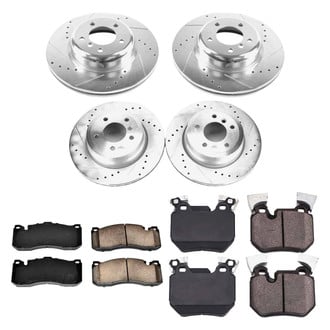 Callahan Brake Parts® - Drilled and Slotted Front and Rear Brake Kit