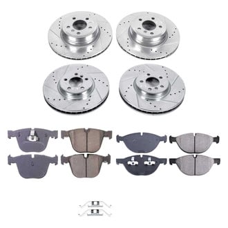 Callahan Brake Parts® - Drilled and Slotted Front and Rear Brake Kit