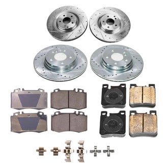 Callahan Brake Parts® - Drilled and Slotted Front and Rear Brake Kit