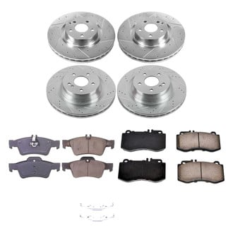 Callahan Brake Parts® - Drilled and Slotted Front and Rear Brake Kit